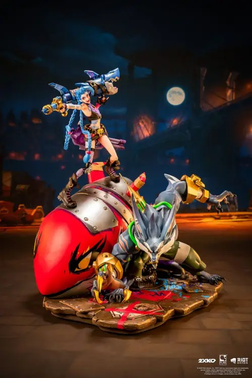 Pure Arts League of Legends - Jinx & Warwick - 2XKO Diorama #1/10
