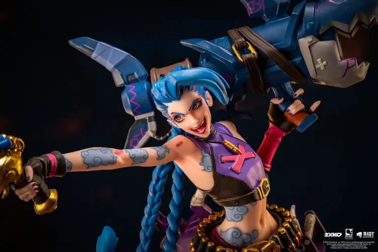 Pure Arts League of Legends - Jinx & Warwick - 2XKO Diorama #1/10