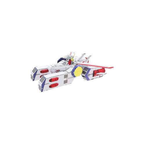 Plex Mobile Suit Gundam - White Base - Metallic Nano Puzzle Model Kit 6 cm