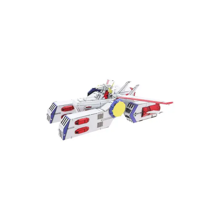 Plex Mobile Suit Gundam - White Base - Metallic Nano Puzzle Model Kit 6 cm