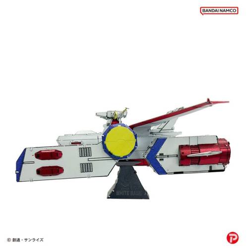 Plex Mobile Suit Gundam - White Base - Metallic Nano Puzzle Model Kit 6 cm