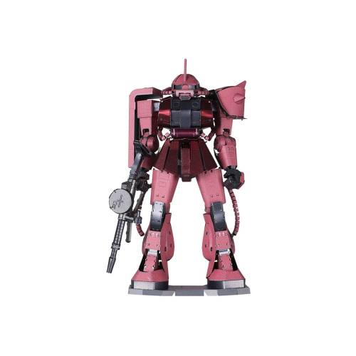 Plex Mobile Suit Gundam - Chars Zaku - Metallic Nano Puzzle Model Kit 13 cm