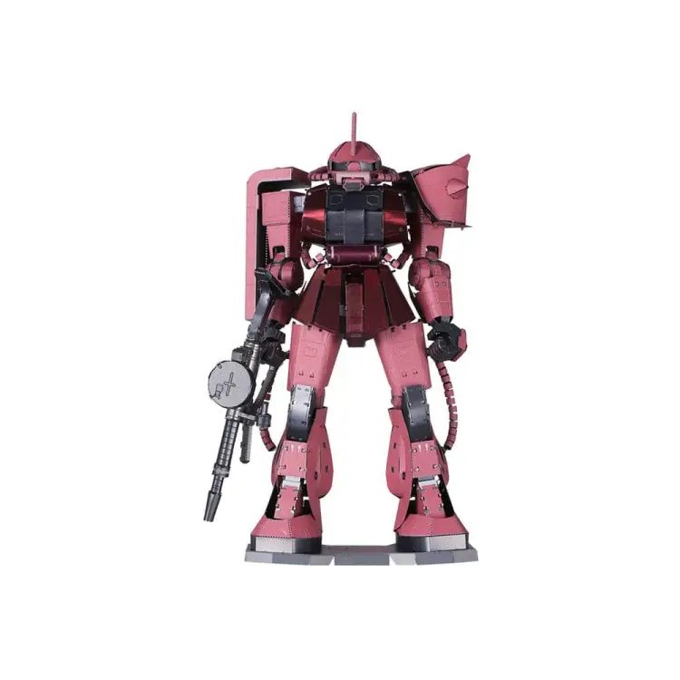 Plex Mobile Suit Gundam - Chars Zaku - Metallic Nano Puzzle Model Kit 13 cm