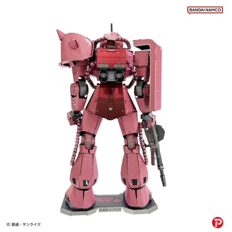 Plex Mobile Suit Gundam - Chars Zaku - Metallic Nano Puzzle Model Kit 13 cm