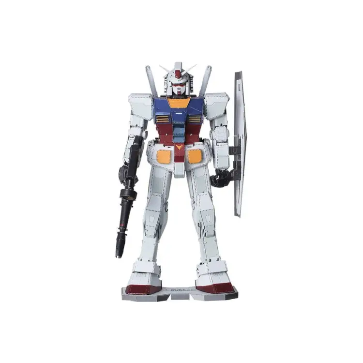 Plex Mobile Suit Gundam - RX-78-2 - Metallic Nano Puzzle Model Kit #12cm