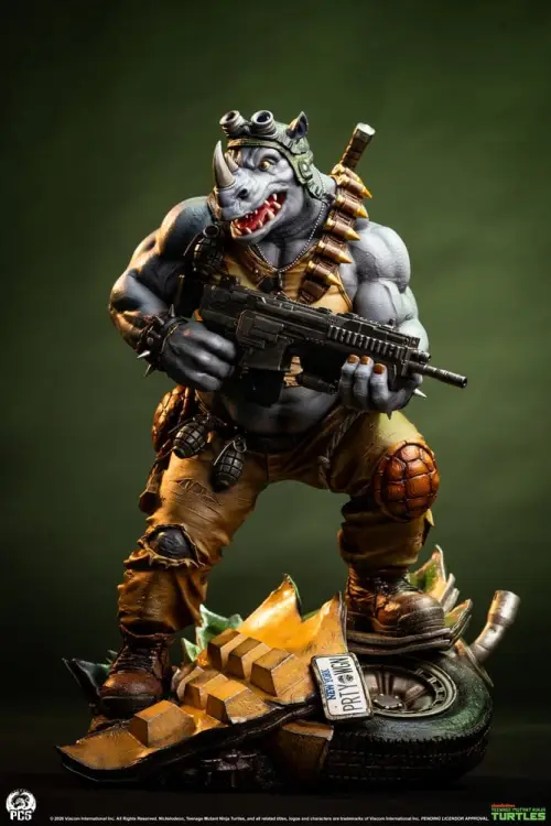 Premium Collectibles Studio Teenage Mutant Ninja Turtles Legends - Rocksteady - Statue 1/3 Scale