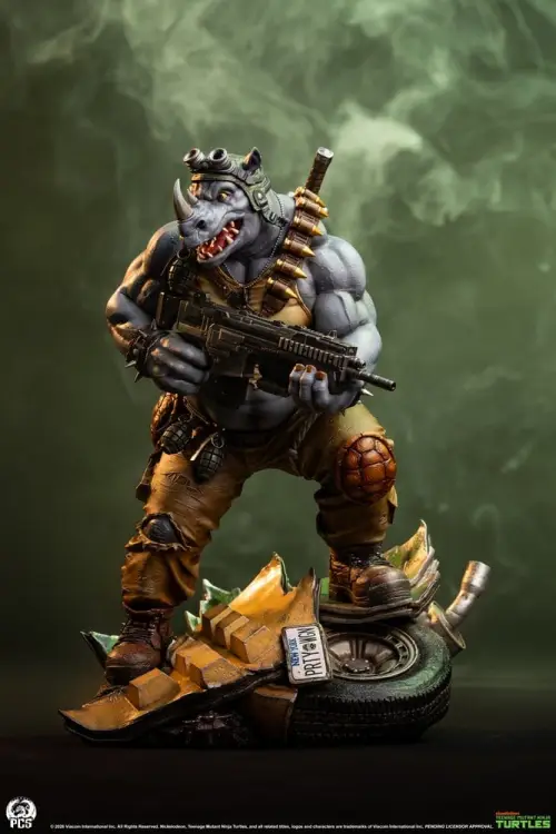 Premium Collectibles Studio Teenage Mutant Ninja Turtles Legends - Rocksteady - Statue 1/3 Scale