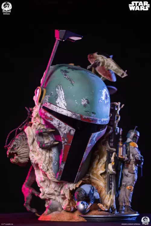 Premium Collectibles Studio Star Wars The Empire Strikes Back - Boba Fett - Popiersie Fine Art Deluxe Edition 50 cm