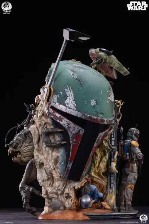 Premium Collectibles Studio Star Wars The Empire Strikes Back - Boba Fett - Popiersie Fine Art Deluxe Edition 50 cm