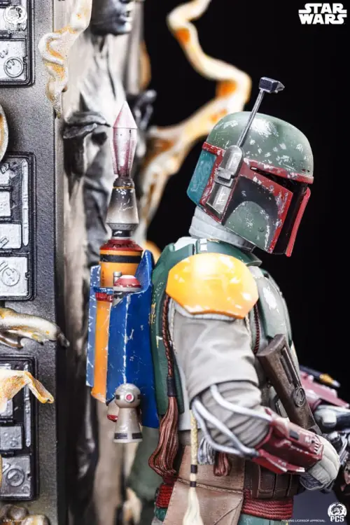 Premium Collectibles Studio Star Wars The Empire Strikes Back - Boba Fett - Popiersie Fine Art Deluxe Edition 50 cm