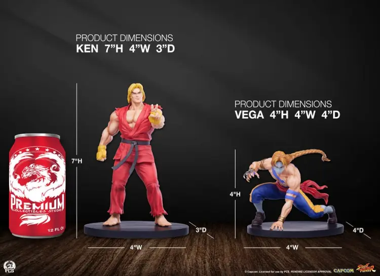 Premium Collectibles Studio Street Fighter - Ken & Vega - Street Jam Set 1/10