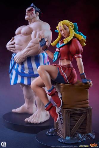Premium Collectibles Studio Street Fighter - Street Jam Karin & E. Honda Statua 1/10