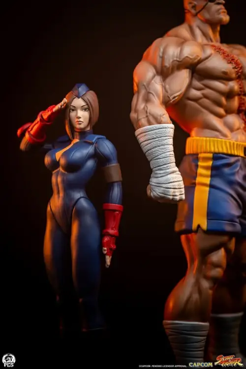 Premium Collectibles Studio Street Fighter - Sagat & Juli - Street Jam Statue Set 1/10 #24cm