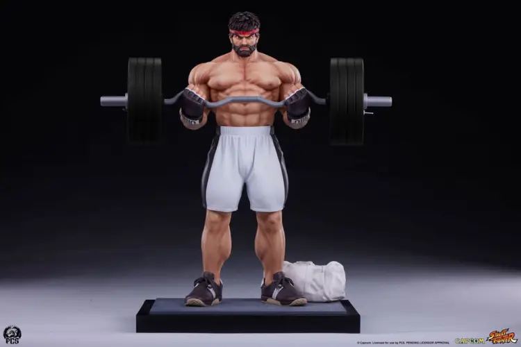 Premium Collectibles Studio Street Fighter Premier Series - Evil Ryu - Powerlifting Edition 1/4
