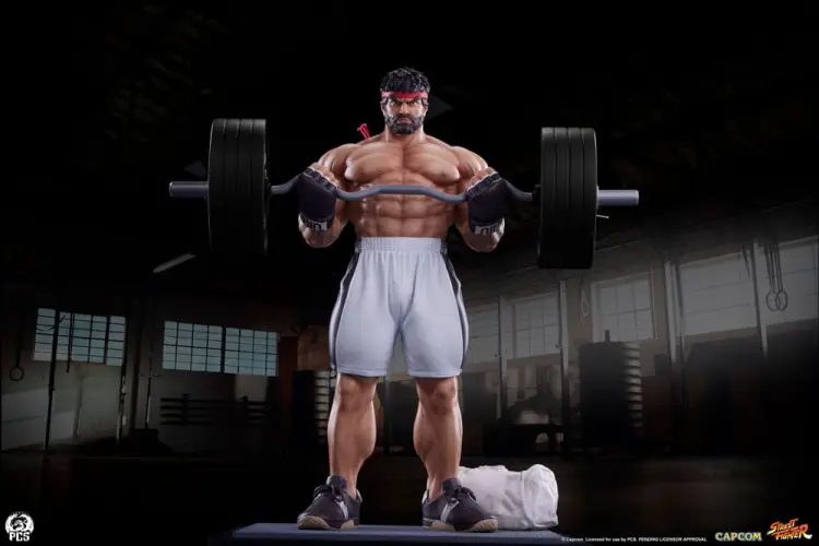 Premium Collectibles Studio Street Fighter Premier Series - Evil Ryu - Powerlifting Edition 1/4
