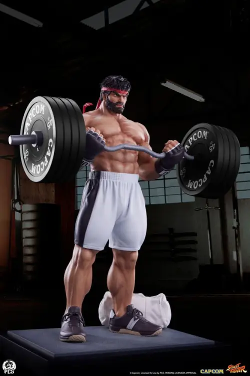 Premium Collectibles Studio Street Fighter Premier Series - Evil Ryu - Powerlifting Edition 1/4