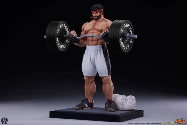 Premium Collectibles Studio Street Fighter Premier Series - Evil Ryu - Powerlifting Edition 1/4