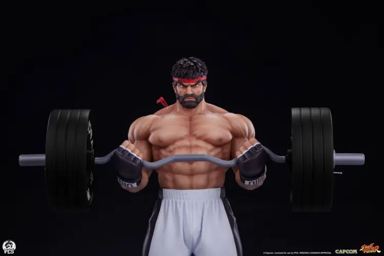 Premium Collectibles Studio Street Fighter Premier Series - Evil Ryu - Powerlifting Edition 1/4