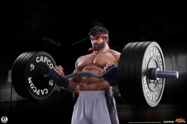 Premium Collectibles Studio Street Fighter Premier Series - Evil Ryu - Powerlifting Edition 1/4