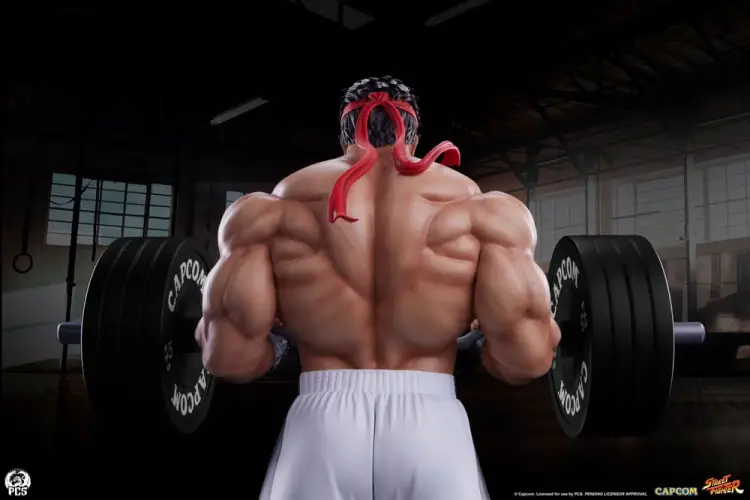 Premium Collectibles Studio Street Fighter Premier Series - Evil Ryu - Powerlifting Edition 1/4
