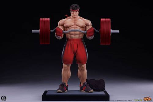 Premium Collectibles Studio Street Fighter Premier Series - Ryu - Powerlifting 1/4 Scale