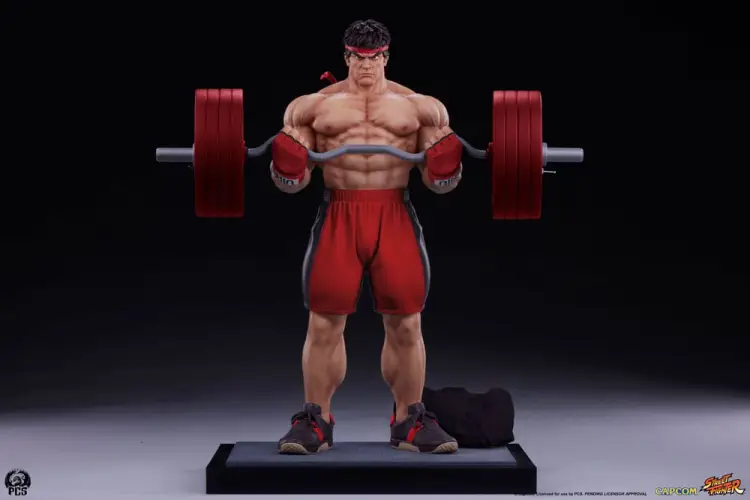 Premium Collectibles Studio Street Fighter Premier Series - Ryu - Powerlifting 1/4 Scale
