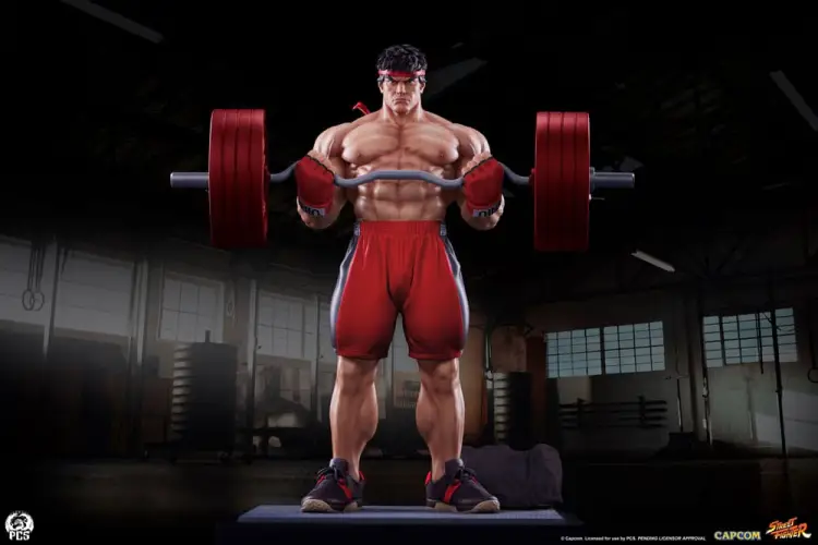 Premium Collectibles Studio Street Fighter Premier Series - Ryu - Powerlifting 1/4 Scale