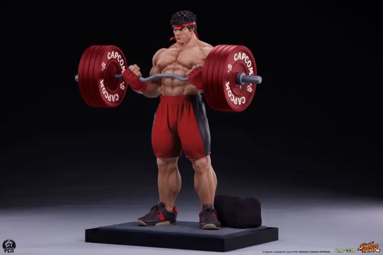 Premium Collectibles Studio Street Fighter Premier Series - Ryu - Powerlifting 1/4 Scale