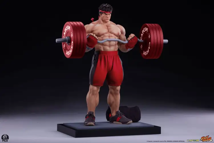 Premium Collectibles Studio Street Fighter Premier Series - Ryu - Powerlifting 1/4 Scale
