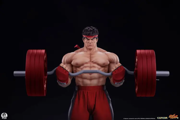 Premium Collectibles Studio Street Fighter Premier Series - Ryu - Powerlifting 1/4 Scale