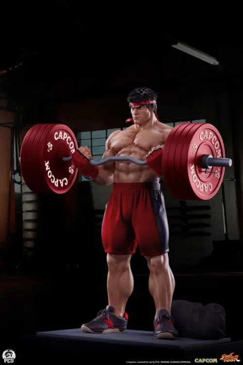 Premium Collectibles Studio Street Fighter Premier Series - Ryu - Powerlifting 1/4 Scale