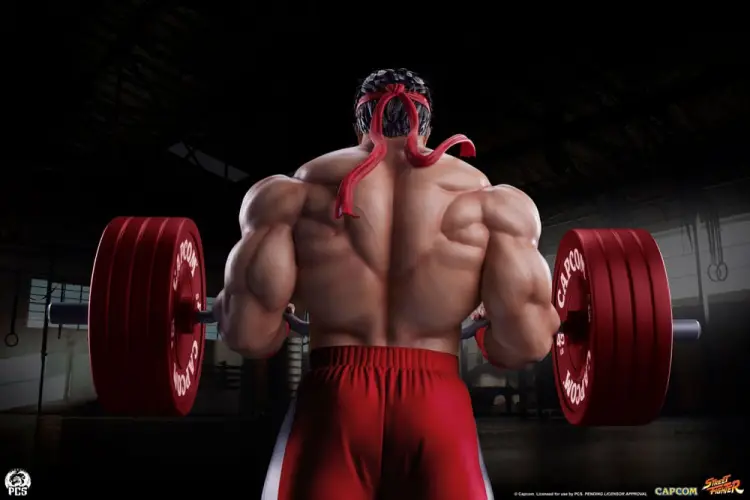 Premium Collectibles Studio Street Fighter Premier Series - Ryu - Powerlifting 1/4 Scale