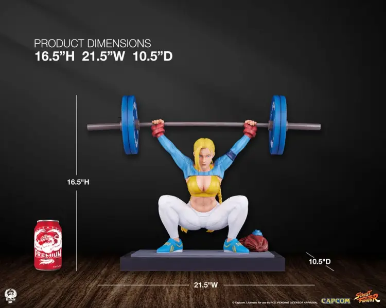 Premium Collectibles Studio Street Fighter Premier Series - Cammy - Powerlifting Alpha 1/4