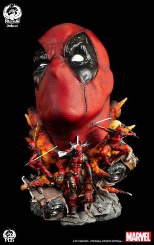 Premium Collectibles Studio Marvel - Deadpool - Fine Art Bust Deluxe Edition 42 cm