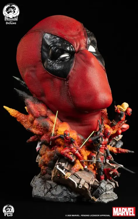 Premium Collectibles Studio Marvel - Deadpool - Fine Art Bust Deluxe Edition 42 cm