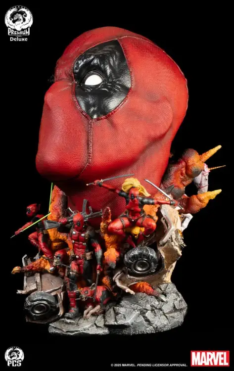 Premium Collectibles Studio Marvel - Deadpool - Fine Art Bust Deluxe Edition 42 cm