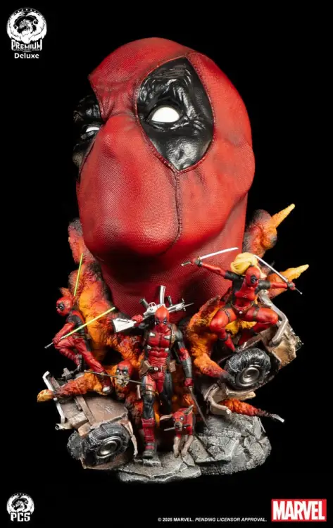 Premium Collectibles Studio Marvel - Deadpool - Fine Art Bust Deluxe Edition 42 cm