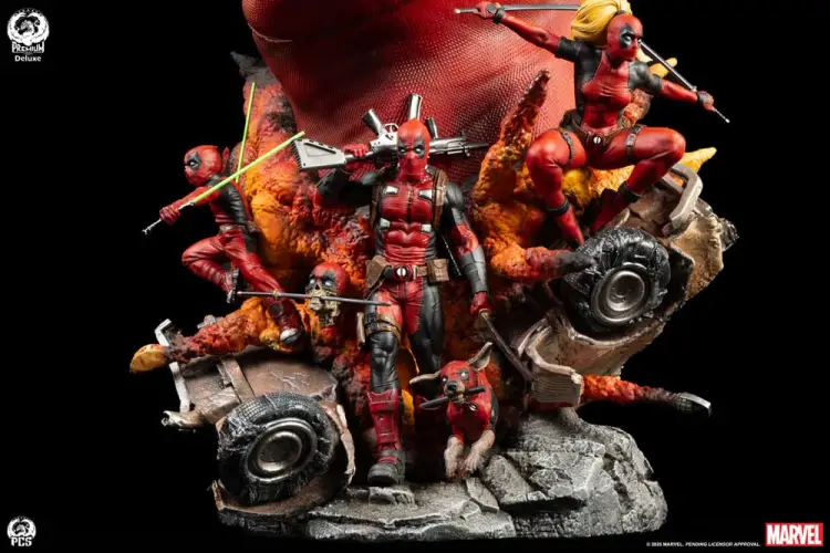 Premium Collectibles Studio Marvel - Deadpool - Fine Art Bust Deluxe Edition 42 cm