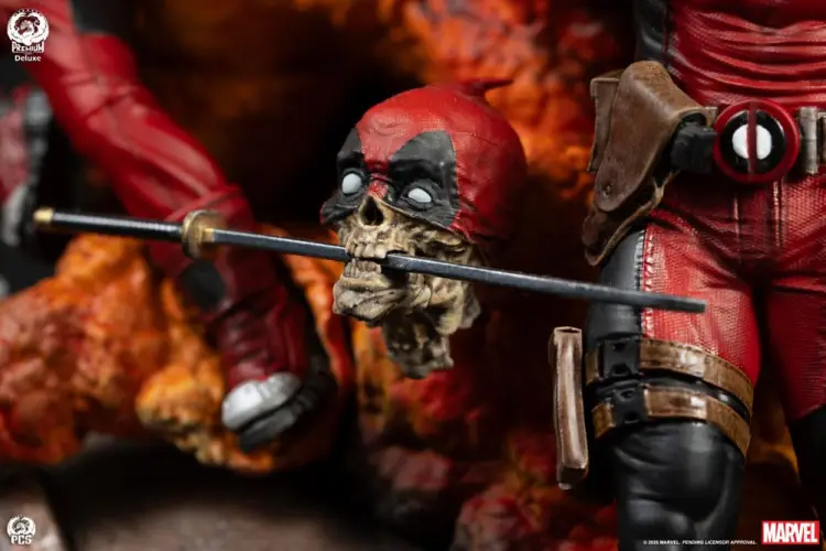 Premium Collectibles Studio Marvel - Deadpool - Fine Art Bust Deluxe Edition 42 cm