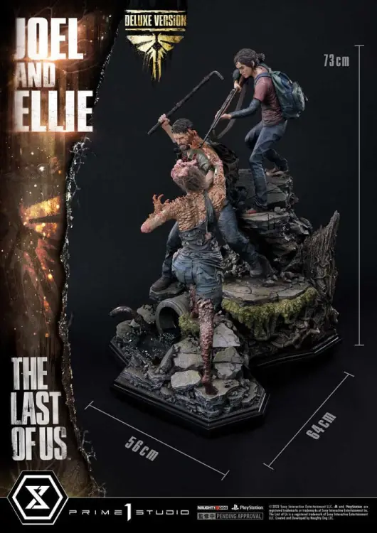 Prime 1 Studio The Last of Us Part I - Joel & Ellie - Ultimate Premium Masterline Deluxe Bonus Version (73 cm)