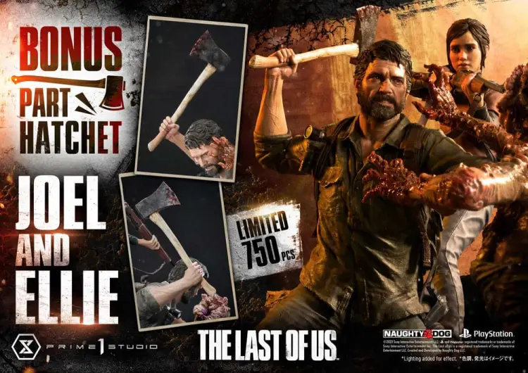 Prime 1 Studio The Last of Us Part I - Joel & Ellie - Ultimate Premium Masterline Deluxe Bonus Version (73 cm)