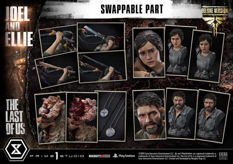 Prime 1 Studio The Last of Us Part I - Joel & Ellie - Ultimate Premium Masterline Deluxe Bonus Version (73 cm)