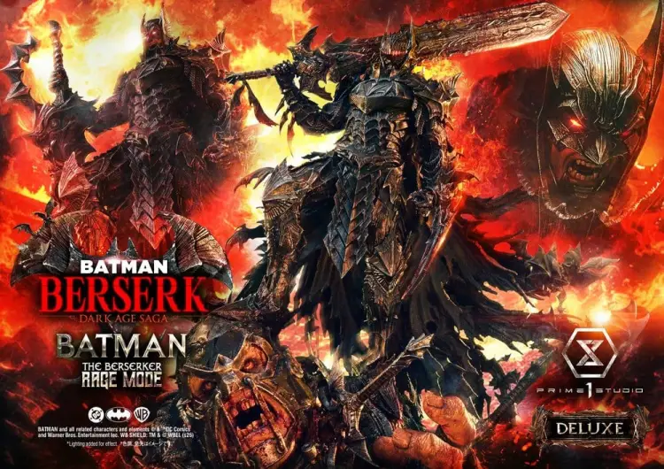 Prime 1 Studio DC Comics Ultimate Premium Masterline - Batman Berserker Rage Mode DX Bonus Version 93 cm