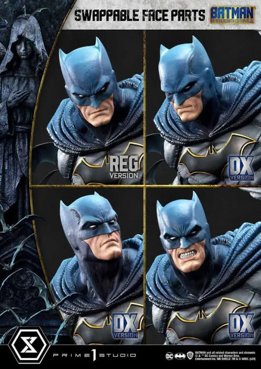 Prime 1 Studio Batman Ultimate Premium Masterline Series - Batman - Rebirth Edition Blue Deluxe Bonus Version 71 cm