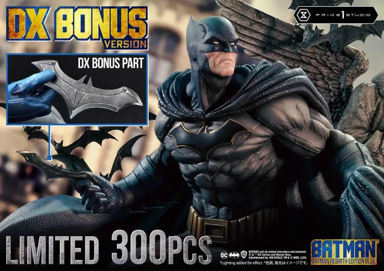 Prime 1 Studio Batman Ultimate Premium Masterline Series - Batman - Rebirth Edition Blue Deluxe Bonus Version 71 cm