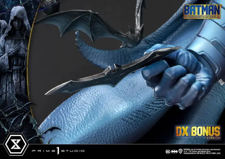 Prime 1 Studio Batman Ultimate Premium Masterline Series - Batman - Rebirth Edition Blue Deluxe Bonus Version 71 cm