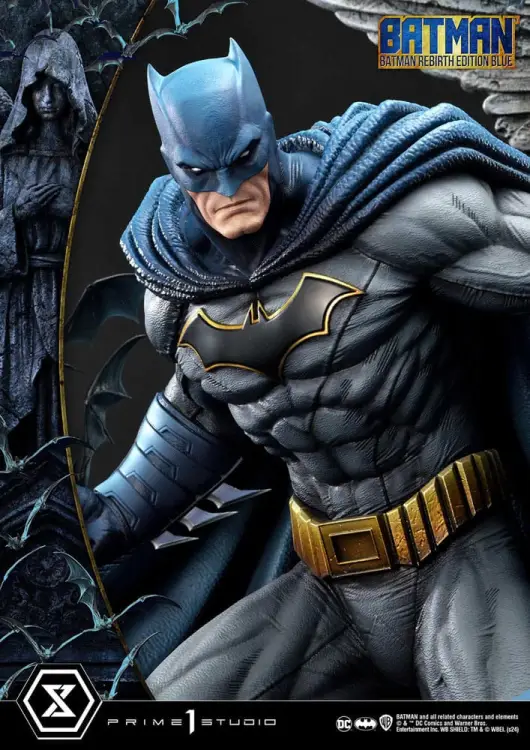 Prime 1 Studio Batman Ultimate Premium Masterline Series - Batman - Rebirth Edition Blue Deluxe Bonus Version 71 cm