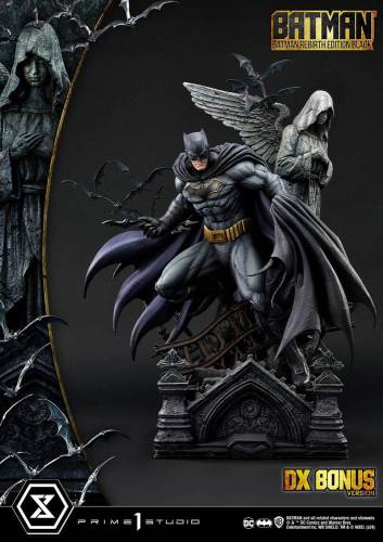 Prime 1 Studio DC Comics - Batman - Ultimate Premium Masterline Batman Rebirth Edition Black Deluxe Bonus Version 71 cm