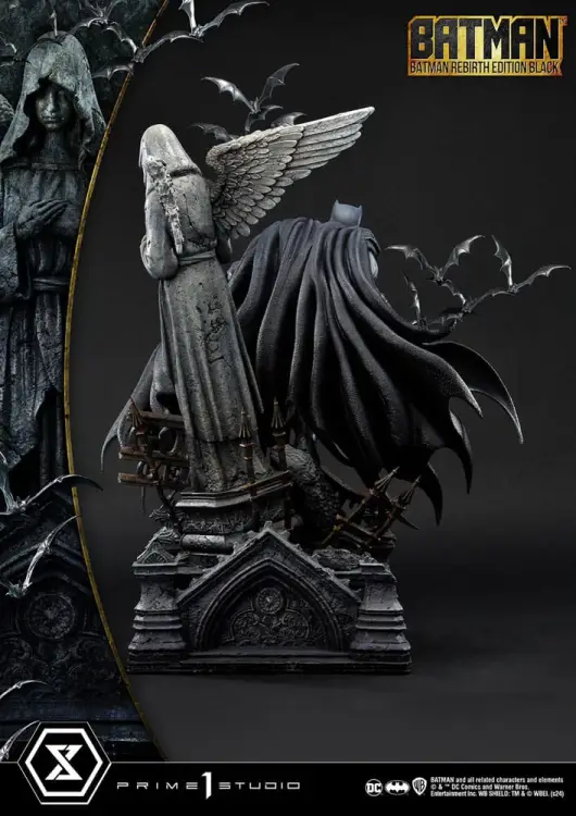Prime 1 Studio DC Comics - Batman - Ultimate Premium Masterline Batman Rebirth Edition Black Deluxe Bonus Version 71 cm