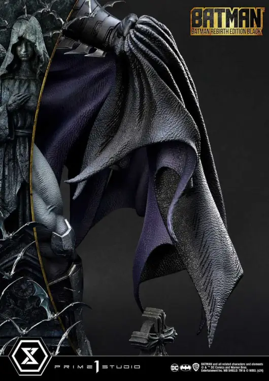 Prime 1 Studio DC Comics - Batman - Ultimate Premium Masterline Batman Rebirth Edition Black Deluxe Bonus Version 71 cm